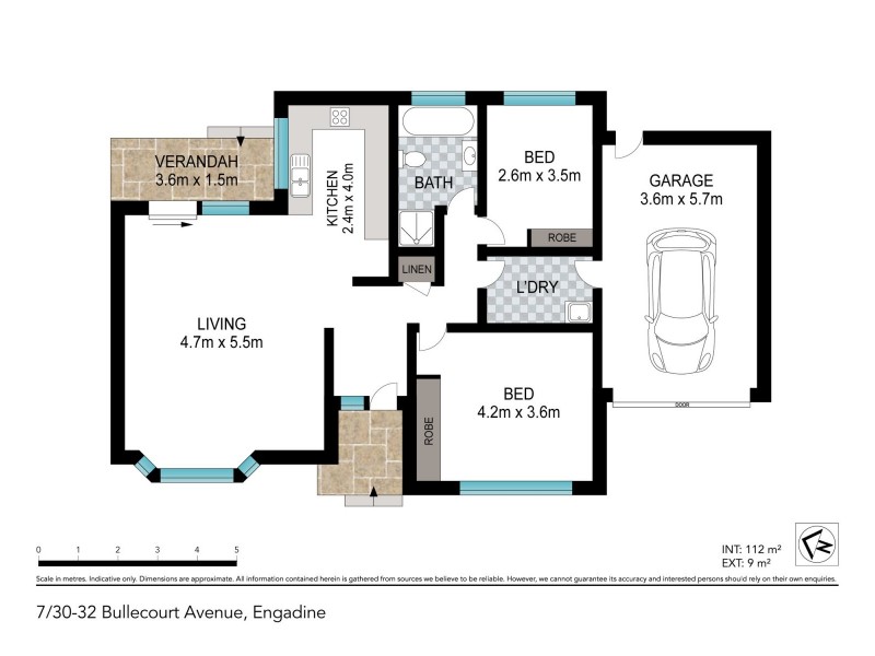 7/30-32 Bullecourt Ave, Engadine NSW 2233 Floorplan
