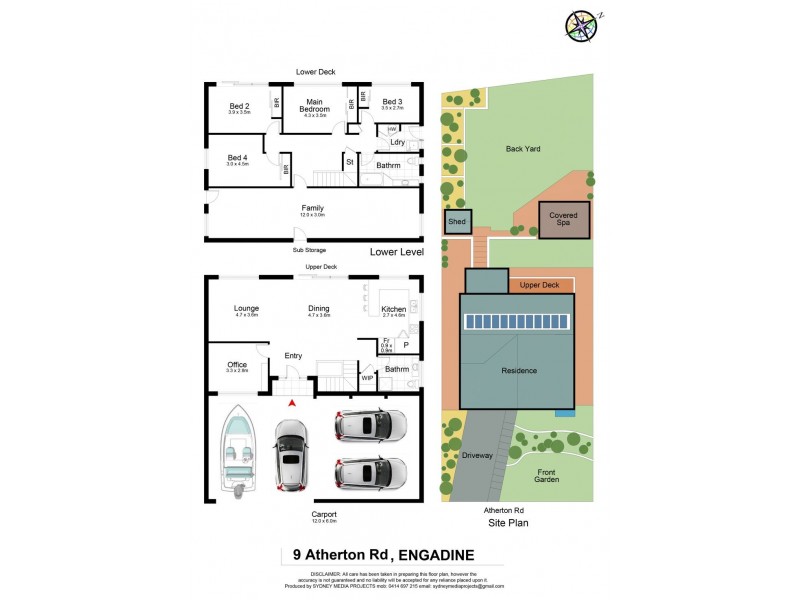 9 Atherton Road, Engadine NSW 2233 Floorplan