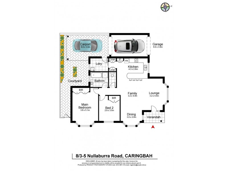 8/3-5 Nullaburra Road, Caringbah NSW 2229 Floorplan
