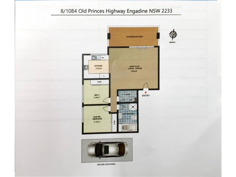 8/1084 Old Princes Highway, Engadine NSW 2233 Floorplan
