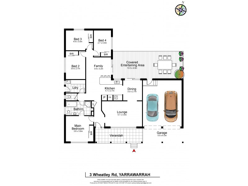 3 Wheatley Road, Yarrawarrah NSW 2233 Floorplan