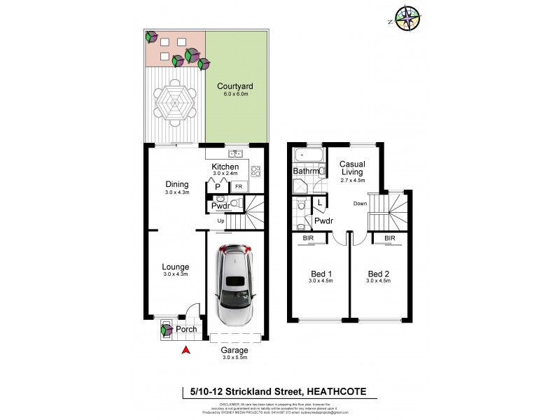 5/10-12 Strickland Street, Heathcote NSW 2233 Floorplan