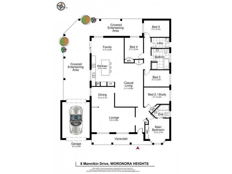 8 Mannikin Drive, Woronora Heights NSW 2233 Floorplan