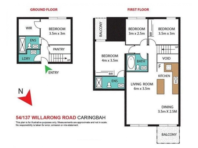 54/137 Willarong Road, Caringbah NSW 2229 Floorplan