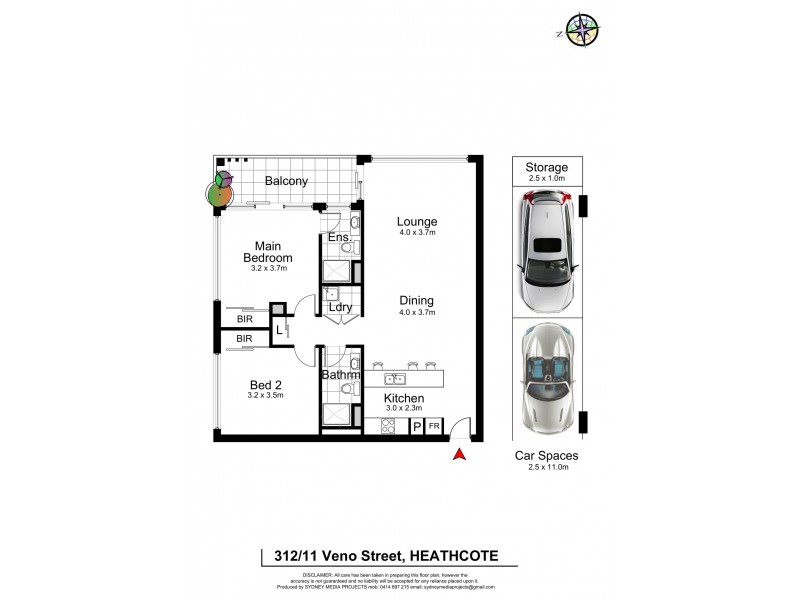 312/11 Veno Street, Heathcote NSW 2233 Floorplan