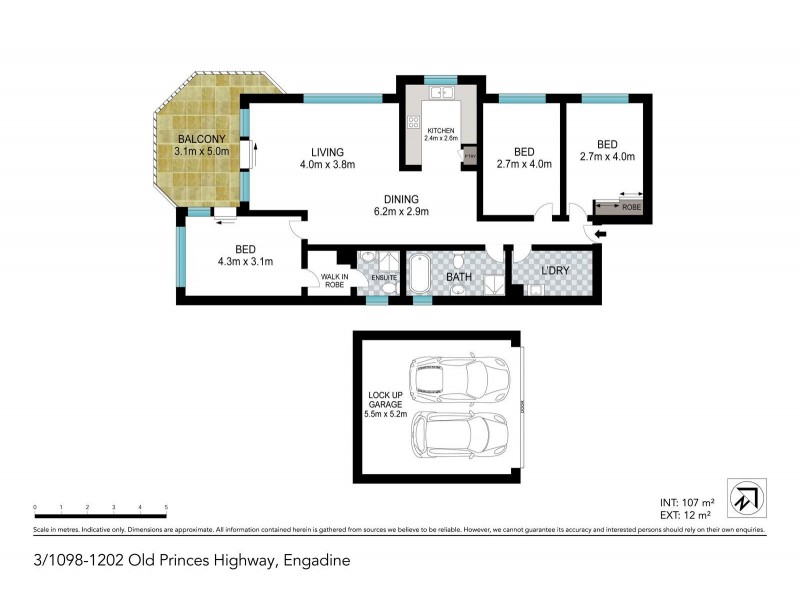 3/1098-1102 Old Princes Highway, Engadine NSW 2233 Floorplan