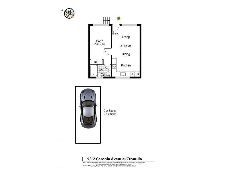 5/12 Caronia Avenue, Cronulla NSW 2230 Floorplan