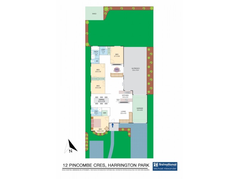 12 Pincombe Crescent, Harrington Park NSW 2567 Floorplan