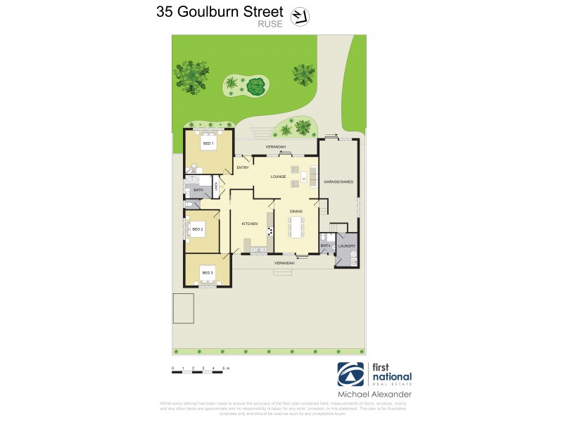35 Goulburn Street, Ruse NSW 2560 Floorplan