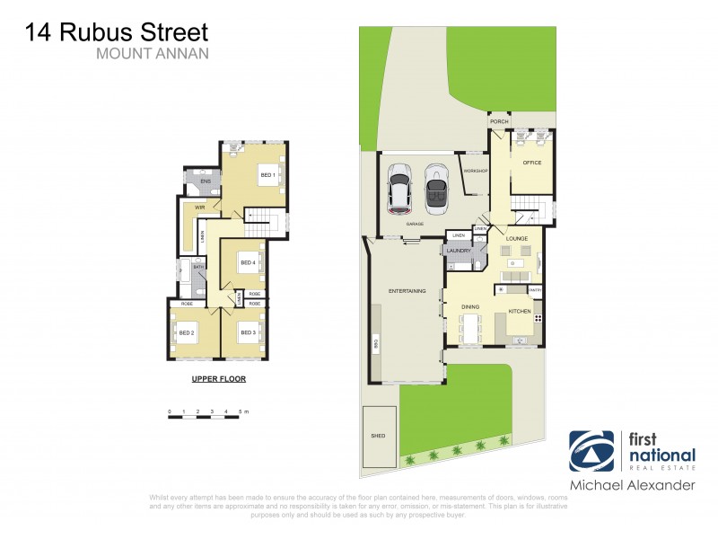 14 Rubus Avenue, Mount Annan NSW 2567 Floorplan