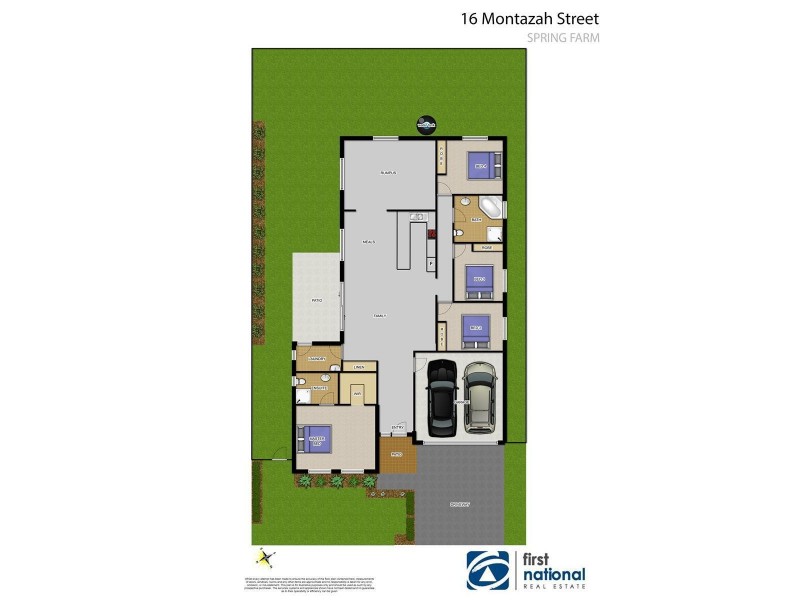 16 Montazah Street, Spring Farm NSW 2570 Floorplan