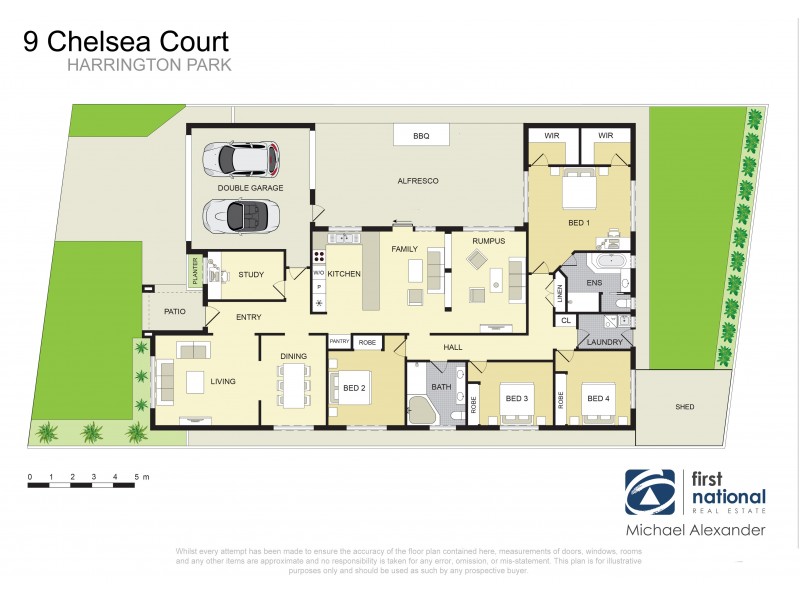 9 Chelsea Court, Harrington Park NSW 2567 Floorplan