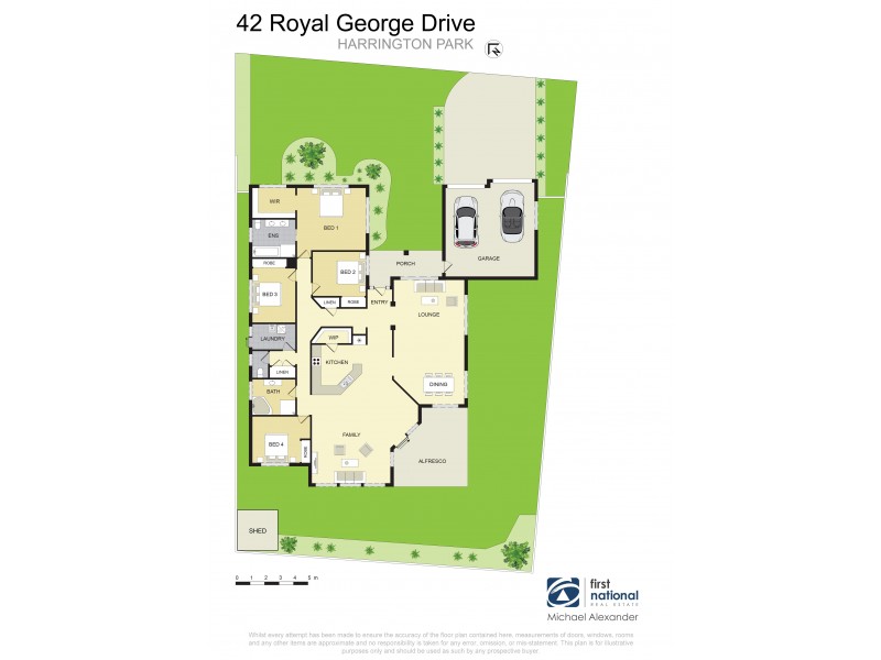 42 Royal George Drive, Harrington Park NSW 2567 Floorplan