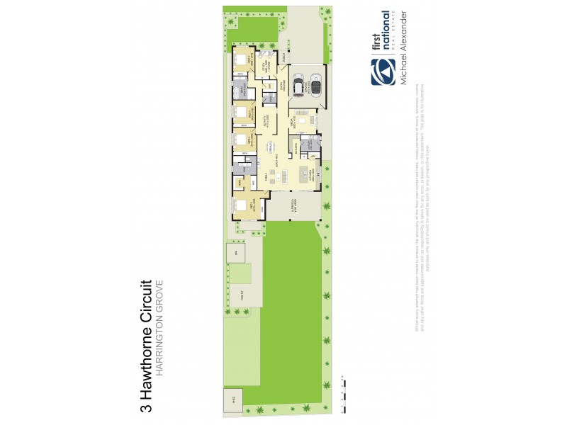 3 Hawthorne Circuit, Harrington Park NSW 2567 Floorplan