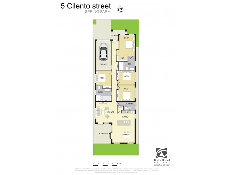 5 Cilento Street, Spring Farm NSW 2570 Floorplan