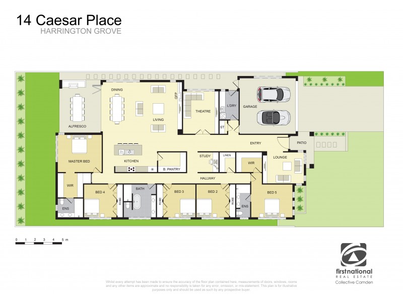 14 Caesar Place, Harrington Park NSW 2567 Floorplan