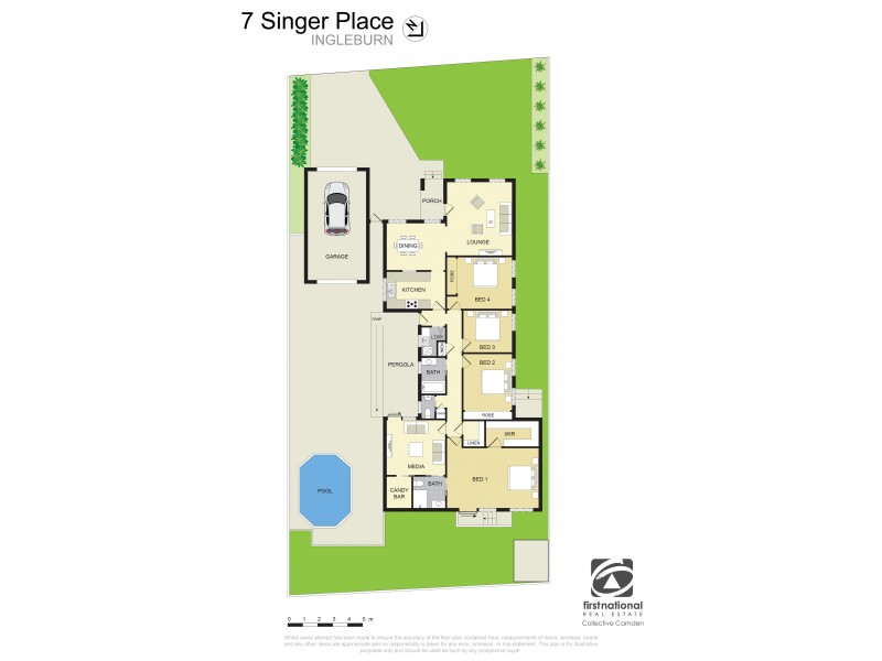 7 Singer Place, Ingleburn NSW 2565 Floorplan