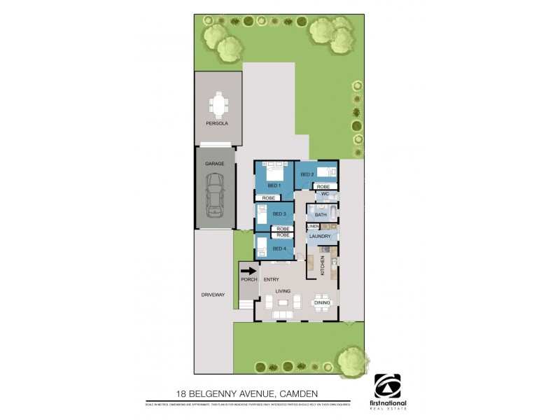 18 BELGENNY AVENUE, Camden NSW 2570 Floorplan