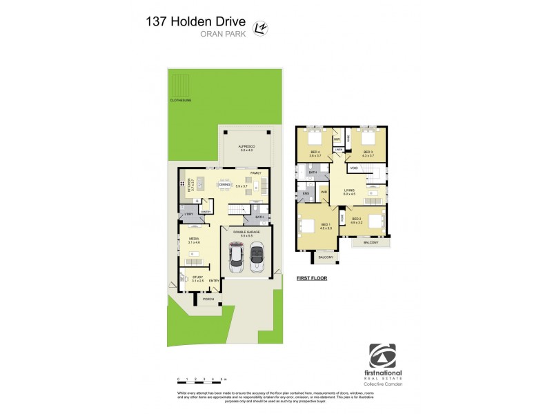 137 Holden Drive, Oran Park NSW 2570 Floorplan