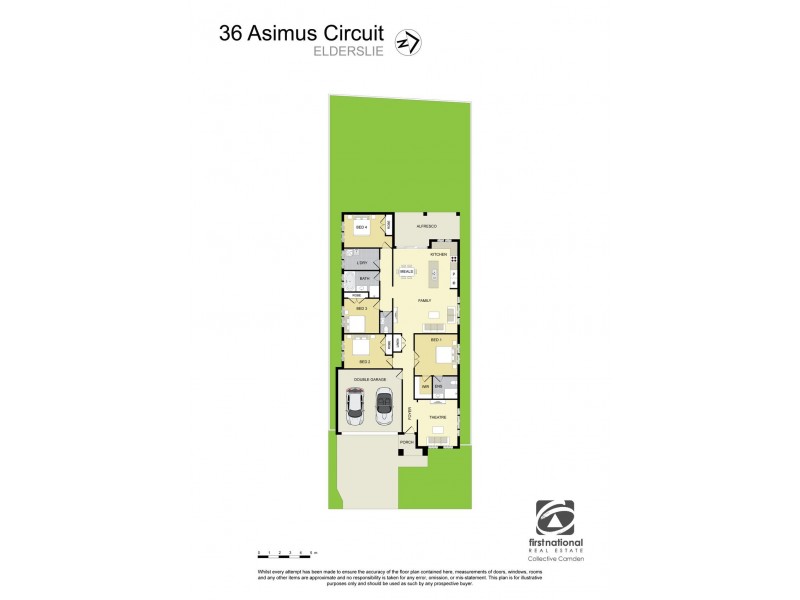 36 Asimus Circuit, Elderslie NSW 2570 Floorplan