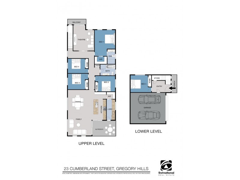 23 Cumberland Street, Gregory Hills NSW 2557 Floorplan