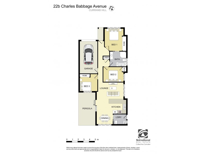 22B Charles Babbage Avenue, Currans Hill NSW 2567 Floorplan