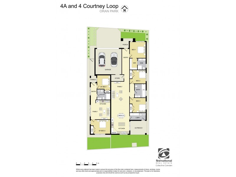 4 & 4B Courtney Loop, Oran Park NSW 2570 Floorplan