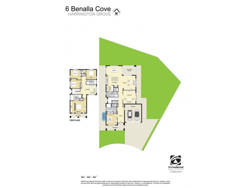 6 Benalla Cove, Harrington Park NSW 2567 Floorplan