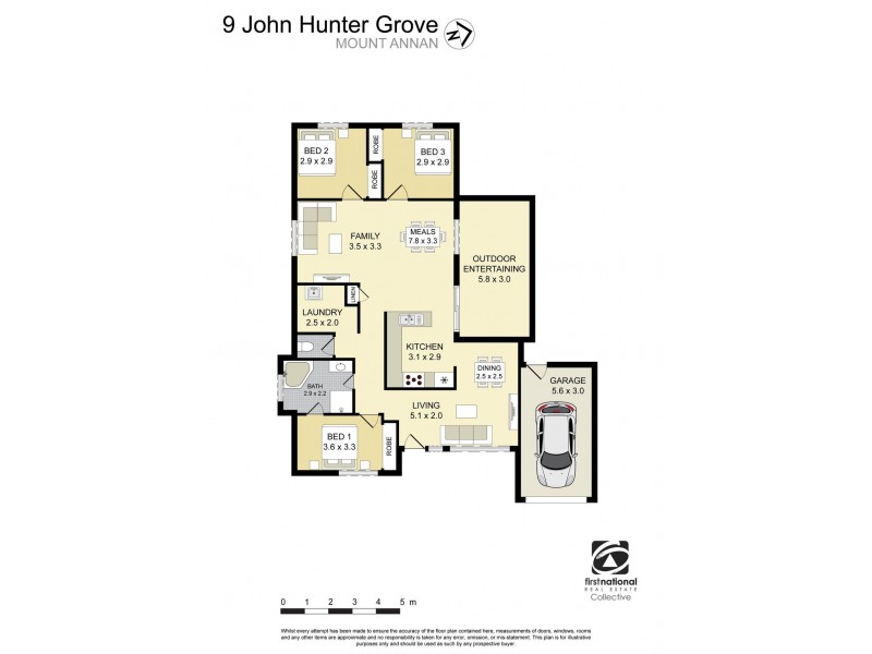 9 John Hunter Grove, Mount Annan NSW 2567 Floorplan
