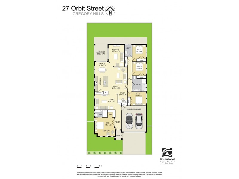 27 Orbit Street, Gregory Hills NSW 2557 Floorplan