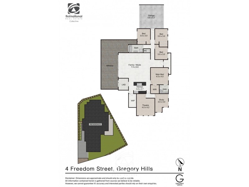4 Freedom Street, Gregory Hills NSW 2557 Floorplan