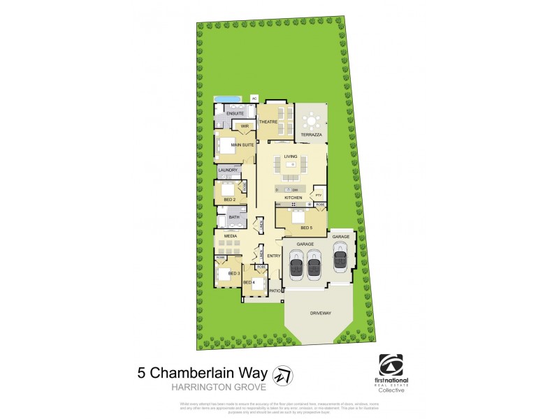 5 Chamberlain Way, Harrington Park NSW 2567 Floorplan
