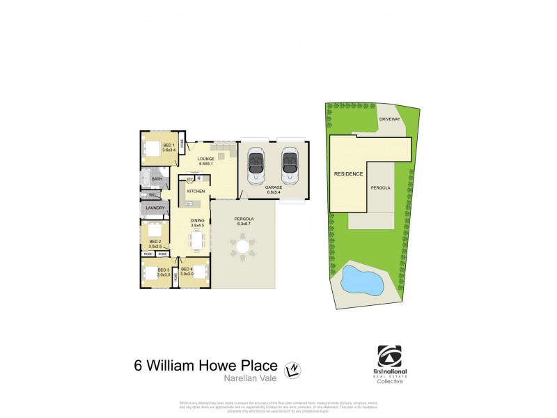 6 William Howe Place, Narellan Vale NSW 2567 Floorplan