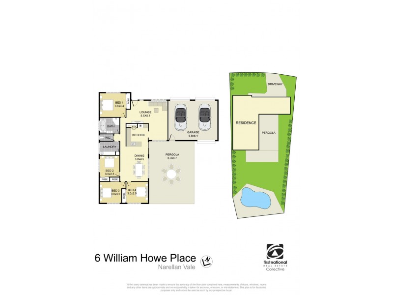6 William Howe Place, Narellan Vale NSW 2567 Floorplan