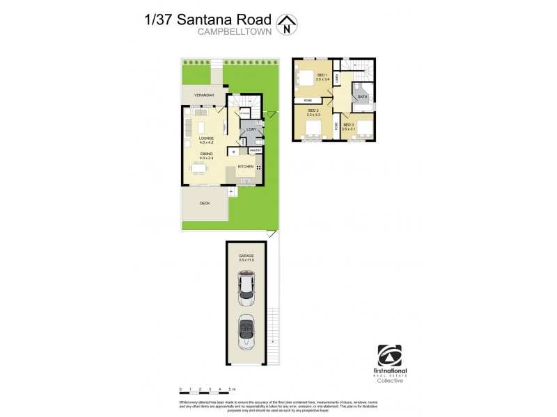 1/37  Santana Road, Campbelltown NSW 2560 Floorplan