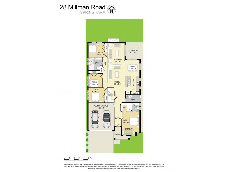 28 Millman road, Spring Farm NSW 2570 Floorplan