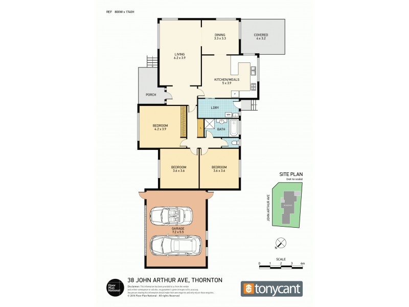 38 John Arthur Avenue, Thornton NSW 2322 Floorplan