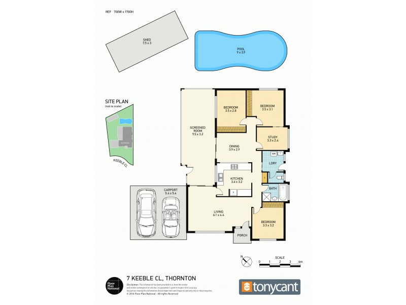 7 Keeble Close, Thornton NSW 2322 Floorplan