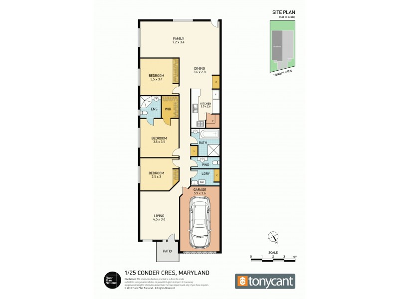 1/25 Conder Crescent, Metford NSW 2323 Floorplan