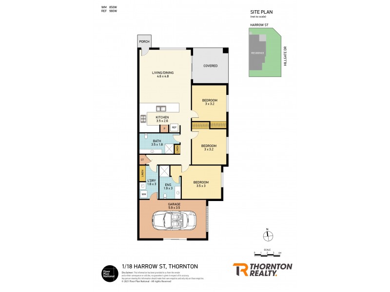 1/18 Harrow Street, Thornton NSW 2322 Floorplan