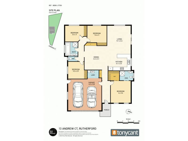 13 Andrew Court, Rutherford NSW 2320 Floorplan