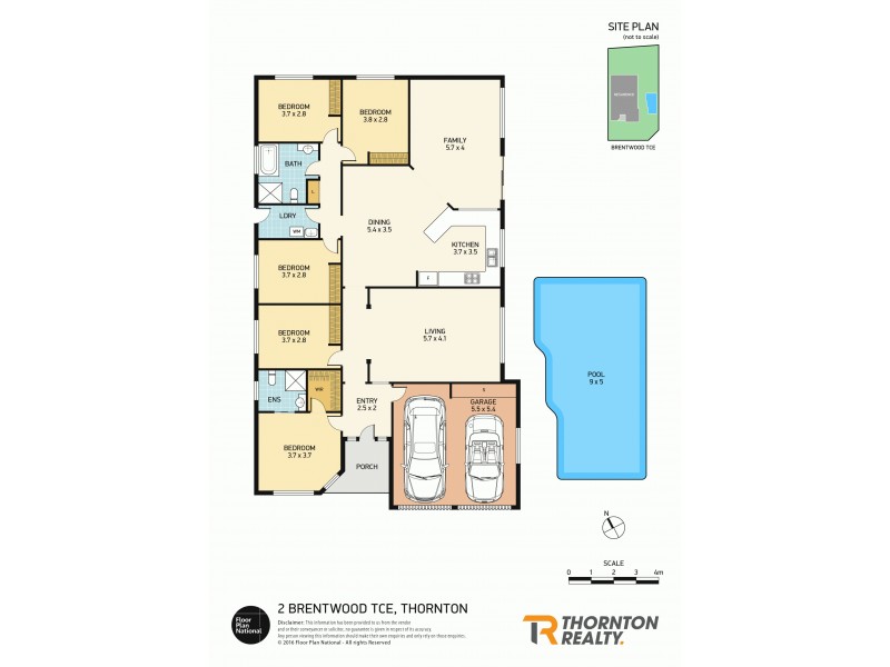 2 Brentwood Terrace, Thornton NSW 2322 Floorplan