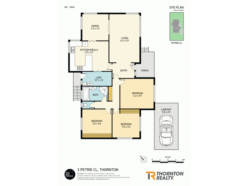 3 Petrie close, Thornton NSW 2322 Floorplan