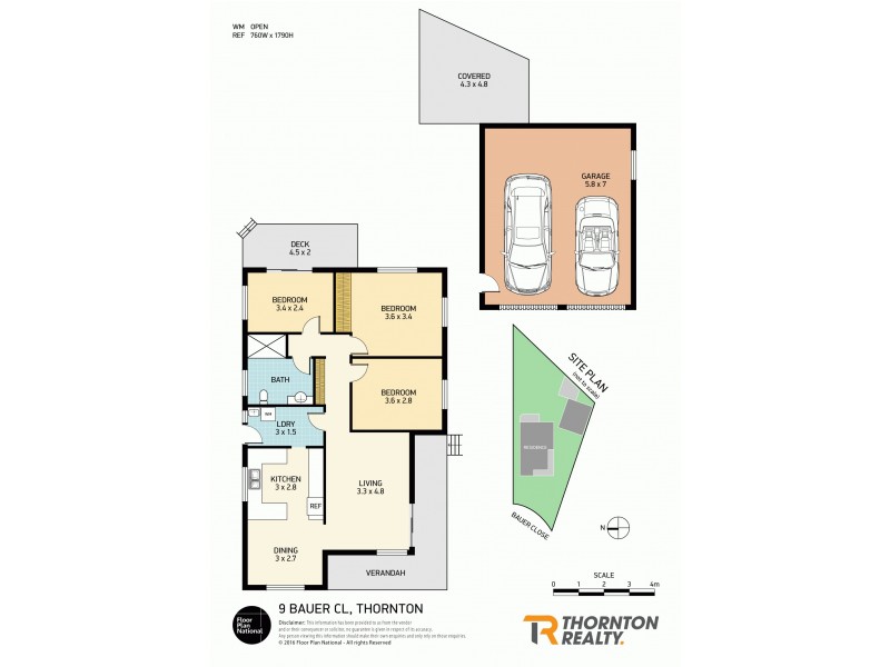 9 Bauer Close, Thornton NSW 2322 Floorplan