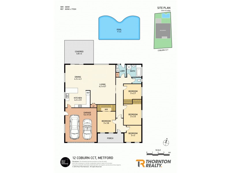 12 Coburn Circuit, Metford NSW 2323 Floorplan