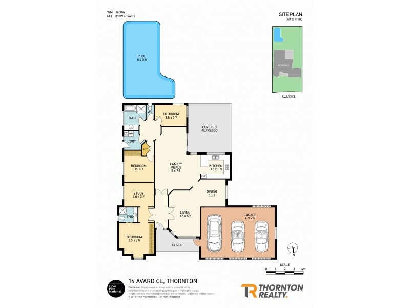 14 Avard Close, Thornton NSW 2322 Floorplan