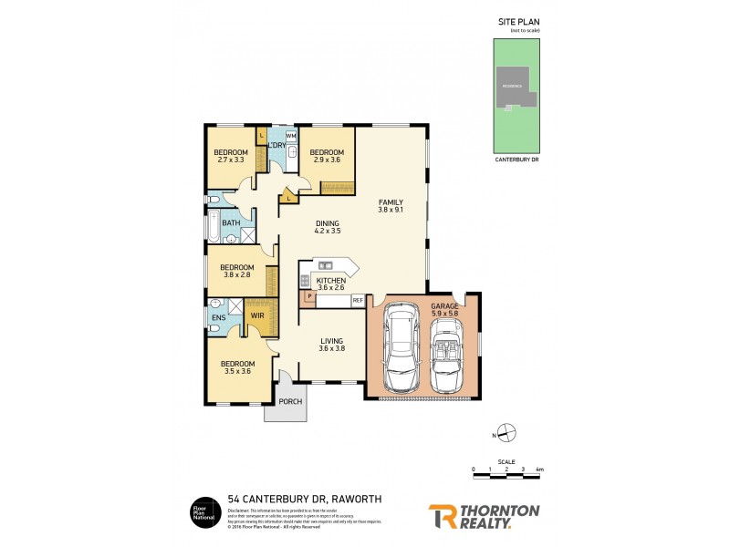 54 Canterbury Drive, Raworth NSW 2321 Floorplan
