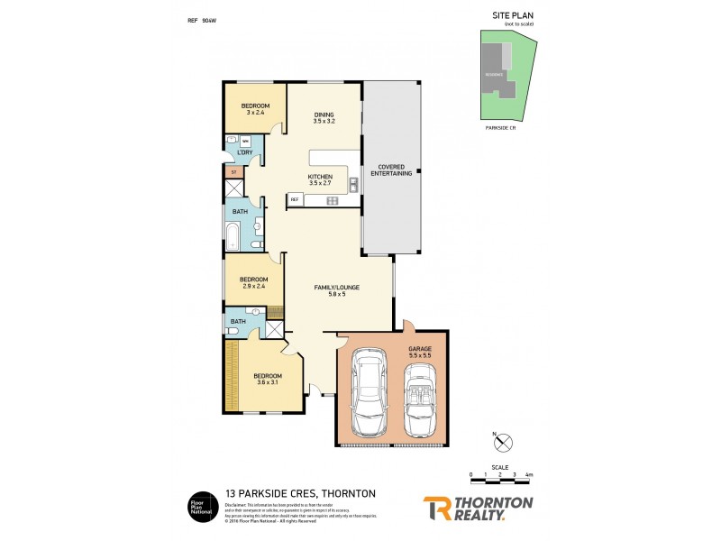 13 Parkside Crescent, Thornton NSW 2322 Floorplan