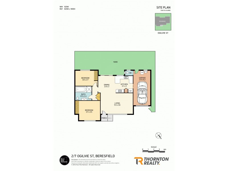 2/7 Ogilvie Street, Beresfield NSW 2322 Floorplan