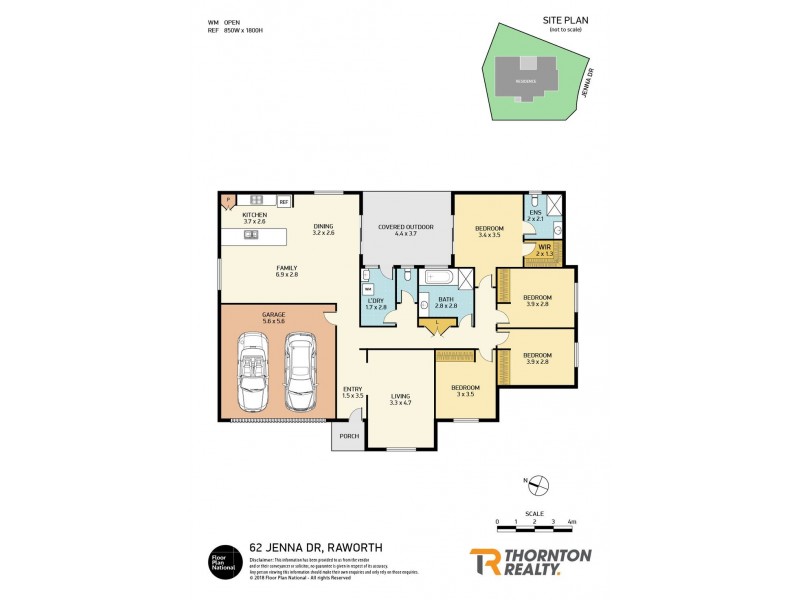 62 Jenna Drive, Raworth NSW 2321 Floorplan